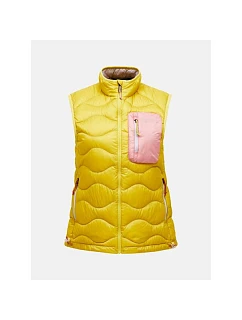 Dámská vesta PEAK PERFORMANCE W Helium Utility Down Vest, žlutá