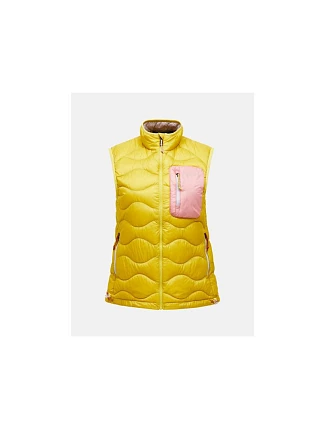 Dámská vesta PEAK PERFORMANCE W Helium Utility Down Vest, žlutá Dámská vesta PEAK PERFORMANCE W Helium Utility Down Vest, žlutá