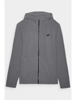 Pánský polar s kapucí Regular 4F Šedý 4FWMM00TFLEM290-25S