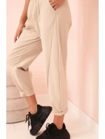 Kalhoty s kapsami Summer Punto béžové Kalhoty s kapsami Summer Punto béžové
