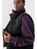 Pánská Bezrukávová Pěnová Vesta Se Syntetickým Výplní Černá 4F 4FWAW24TVJAF140-20S Pánská Bezrukávová Pěnová Vesta Se Syntetickým Výplní Černá 4F 4FWAW24TVJAF140-20S