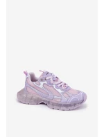 Dámské Kožené Tenisky GOE RR2N4081 Fialové Dámské Kožené Tenisky GOE RR2N4081 Fialové