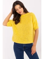 Svetr s krátkým rukávem model 207600 Italy Moda Svetr s krátkým rukávem model 207600 Italy Moda