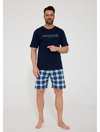 Pyžamo Cornette 326/215 Lighthousekr/r 3XL-5XL