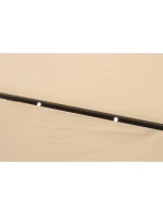 ZAHRADNÍ SLUNEČNÍK S LED OSVĚTLENÍM 300CM BÉŽOVÝ