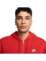 Pánská mikina s kapucí Nike Club BB FZ Hoodie červená FN3861 657 pánské Pánská mikina s kapucí Nike Club BB FZ Hoodie červená FN3861 657 pánské