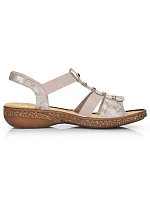 Dámské pohodlné nazouvací sandály Rieker 62850-90 Dámské pohodlné nazouvací sandály Rieker 62850-90