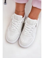 Dámské Sportovní Boty Tenisky Z Eko Kůže Bílé Telisiria Dámské Sportovní Boty Tenisky Z Eko Kůže Bílé Telisiria