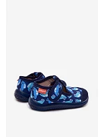 Dětské Pantofle Milami Elastické Na Suchý Zip Granátové Ambette