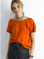 Tričko RV TS 4662.39P tmavě oranžové