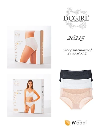 Kalhotky DC Girl 26215 A'2, balení S–XL