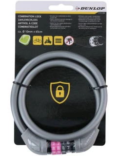 Lankový zámek na kolo Dunlop, kód 1042510