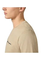 Pánské tričko Champion SS Tee beige 221798 MS041 pánské