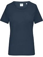 Daiber 8039 Dámské bio tričko s jemným žebrováním 02.8039 navy Daiber 8039 Dámské bio tričko s jemným žebrováním 02.8039 navy