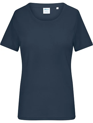 Daiber 8039 Dámské bio tričko s jemným žebrováním 02.8039 navy Daiber 8039 Dámské bio tričko s jemným žebrováním 02.8039 navy
