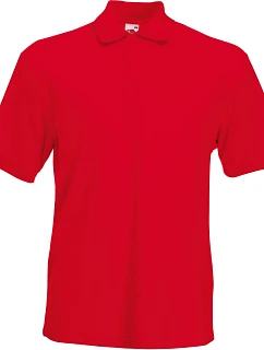 Fruit of the Loom Heavy 65/35 Pique Polo Piqué polo z těžké bavlny 16.3204 red