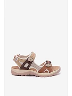 Kožené dámské sandály ve sportovním stylu Camel Averine