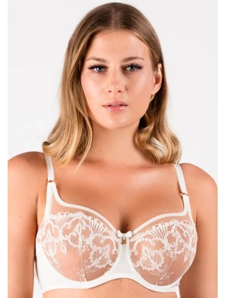 Dámská podprsenka Perla A143 cream - Samanta Dámská podprsenka Perla A143 cream - Samanta