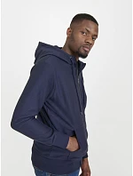 Pure Waste HJUB Unisex mikina s kapucí 74.HJUB solid navy Pure Waste HJUB Unisex mikina s kapucí 74.HJUB solid navy
