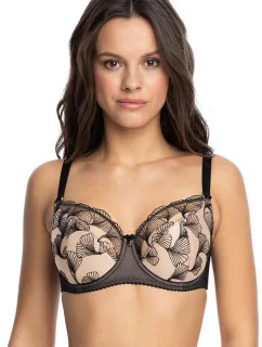 Dámská podprsenka Filipa 1130 Černá s béžovou - Gaia