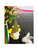 SKŘÍTEK SKŘÍTEK ŽLUTÁ VČELA 20CM PŘÍVĚSEK JARNÍ DEKORACE