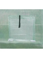 SKLENÍK ZAHRADNÍ TUNEL 200X300X200CM PE KONSTRUKCE ZELENÁ OCEL