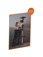 VĚŽOVÝ STROM SE ŠKRABADLEM PRO KOČKY 45X30X110CM VĚŽOVÝ STROM SE ŠKRABADLEM PRO KOČKY 45X30X110CM