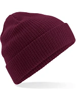 Beechfield B 50N Pletená čepice z bio bavlny 53.0050 burgundy Beechfield B 50N Pletená čepice z bio bavlny 53.0050 burgundy