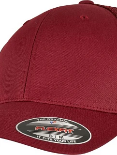 Flexfit 6511 6 panelová Trucker kšiltovka "Mesh" 55.6511 cranberry