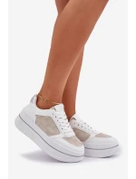 Dámské Tenisky Se Vzorem Bílé Fenarra