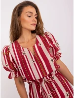 Šaty LK SK 507468 1.20P bordó Šaty LK SK 507468 1.20P bordó