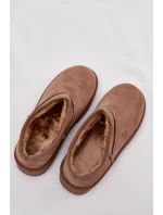 Dámské sněhule Serenne s kožešinou – hnědé