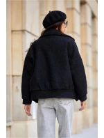 Dámská bunda KUR0027 černá - Roco Fashion