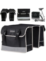 Brašna Dunlop na nosič kola s dvojitou brašnou 26L 417400 Brašna Dunlop na nosič kola s dvojitou brašnou 26L 417400