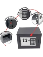 TREZOR S DIGITÁLNÍM ZÁMKEM 23X17X17CM 1067582 SASKA GARDEN