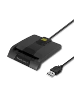 ČTEČKA ČIPOVÝCH KARET QOLTEC | SCR-0634 | USB TYP C