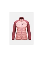 Dámská péřová bunda PEAK PERFORMANCE W Helium Hybrid Down Jacket, růžová barva Dámská péřová bunda PEAK PERFORMANCE W Helium Hybrid Down Jacket, růžová barva