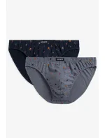 Atlantic 2MP-003 2-pack barva:šedá/šedá Atlantic 2MP-003 2-pack barva:šedá/šedá