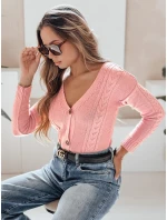 Dámský svetr MELANIA růžový FashionStreet MY1652