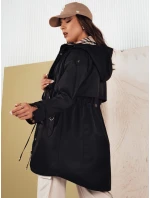 Dámská přechodná bunda parka MOZA černá FashionStreet TY4285 Dámská přechodná bunda parka MOZA černá FashionStreet TY4285