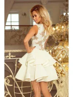 Dámské šaty s krajkovým dekoltem model 5963836