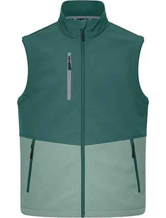Daiber JN 1888 3-vrstvá softshellová vesta 02.1888 industrial green/foggy green Daiber JN 1888 3-vrstvá softshellová vesta 02.1888 industrial green/foggy green
