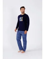 Pánské pyžamo ROY 1471 šedé - M-Max Pánské pyžamo ROY 1471 šedé - M-Max