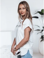 Dámské tričko DREAMY ecru FashionStreet RY2521