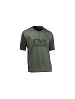 Cyklistické tričko NORTHWAVE Edge Jersey Short Sleeve – zelené/černé Cyklistické tričko NORTHWAVE Edge Jersey Short Sleeve – zelené/černé
