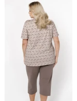 Italská móda Ramira cr.r. sp.3/4 barva:print/cappuccino Italská móda Ramira cr.r. sp.3/4 barva:print/cappuccino