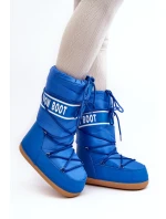 Dámské vysoké sněhule modré Venila