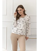 Pyžamo Taro 3630 Selmia Interlock dlouhé rukávy, velikost M–XL, Z26 Pyžamo Taro 3630 Selmia Interlock dlouhé rukávy, velikost M–XL, Z26
