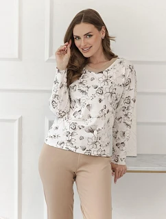 Pyžamo Taro 3630 Selmia Interlock dlouhé rukávy, velikost M–XL, Z26