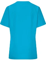 Daiber JN 3103 Dámský strečový kazak s výstřihem do V 02.3103 turquoise